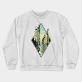 Kings by the River - Digital Art - Diamond Frame - White - Fantasy Crewneck Sweatshirt